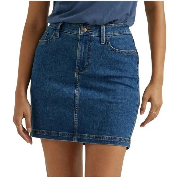 Lee Skirts Nwt Lee Plus Womens Mid Rise Skort Skirt Size 26 4x